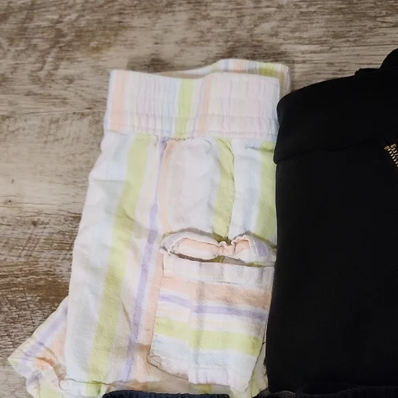 Girls Size 10/12 Casual Bottoms Set - Black, Pink, Multicolor - Picture 7 of 13